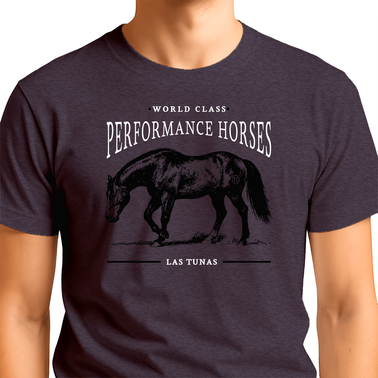 T-Shirt World Class Performance Horses Grape