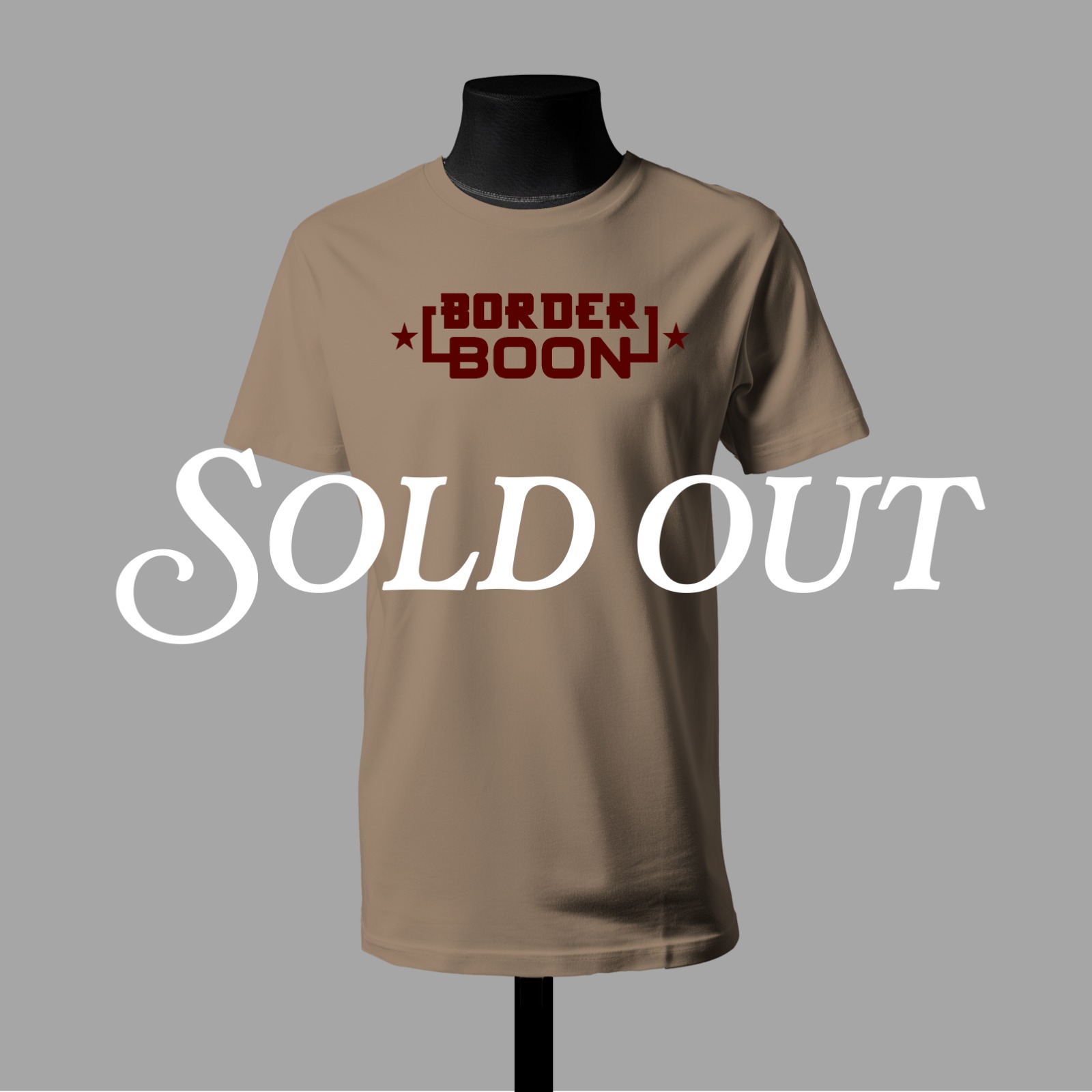 T-Shirt Border Boon Brown