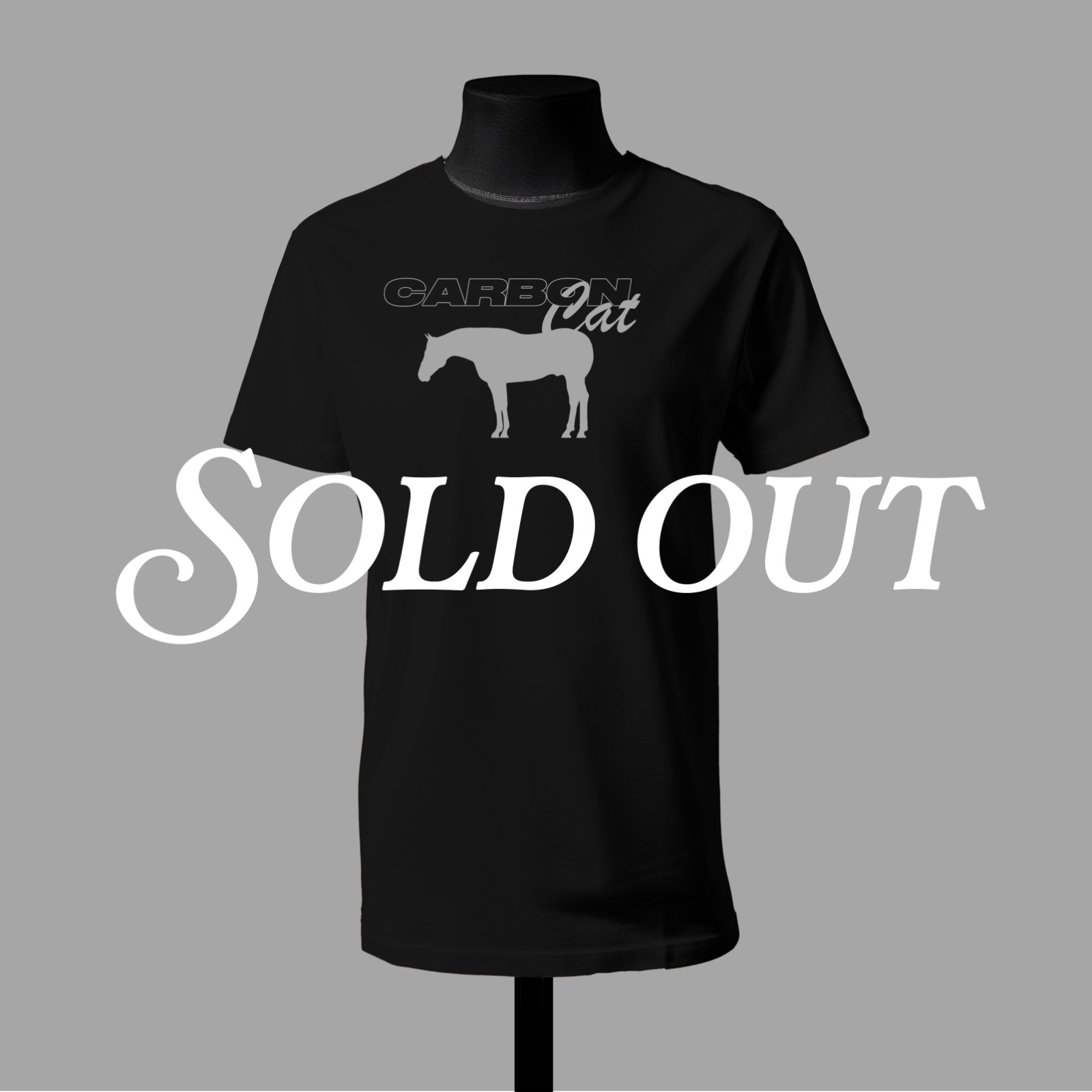 T-Shirt Carbon Cat Black